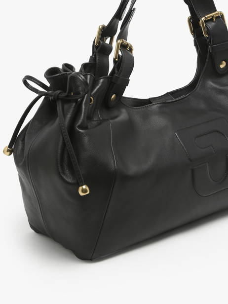 Sac Porté épaule Chiara Cuir Gerard darel Noir chiara DBS84420 vue secondaire 5