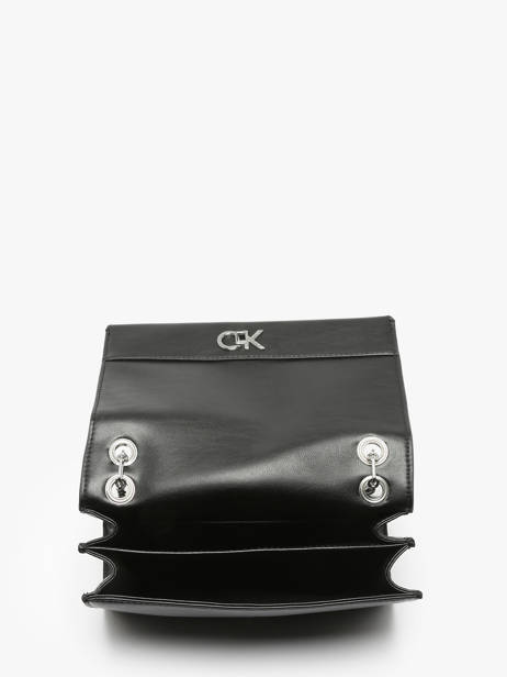 Sac Bandoulière Ck Chain Polyester Recyclé Calvin klein jeans Noir ck chain K612810 vue secondaire 3