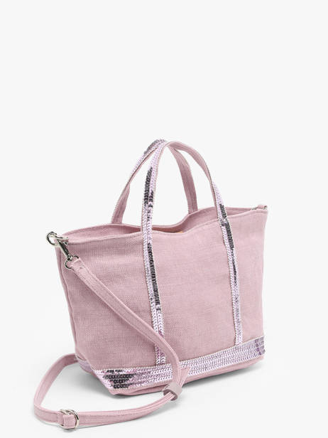 Crossbody Baby Cabas Linen Vanessa bruno Pink cabas lin 31V40410 other view 2