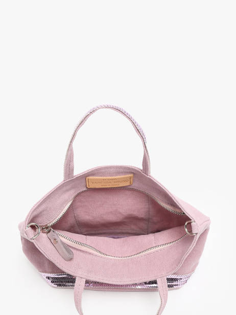 Crossbody Baby Cabas Linen Vanessa bruno Pink cabas lin 31V40410 other view 3