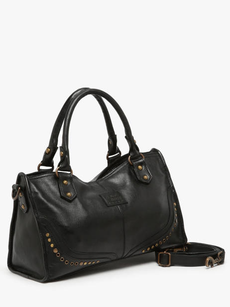 Sac à Main Glam Eyelet Cuir Basilic pepper Noir glam eyelet BGLE22 vue secondaire 2