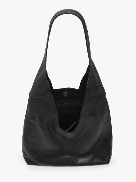 Shoulder Bag Cow Leather Basilic pepper Black cow BCOW2L other view 3