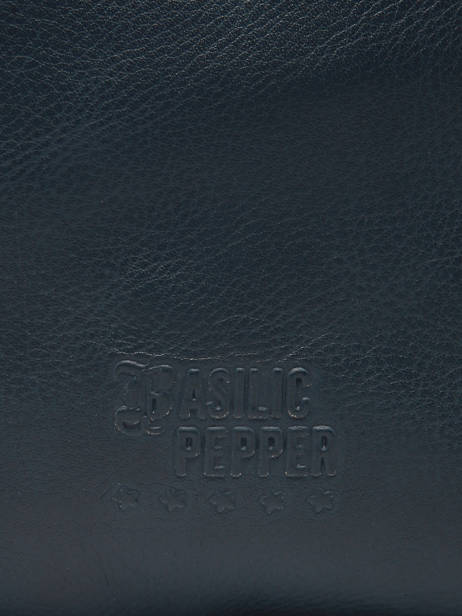 Shoulder Bag Cow Leather Basilic pepper Blue cow BCOW2M other view 5