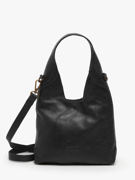 Shoulder Bag Cow Leather Basilic pepper Black cow BCOW2S
