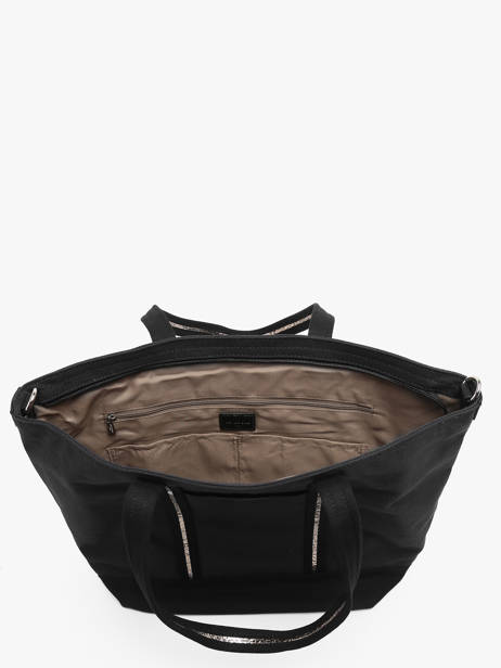 A4 Size Shoulder Bag Kaya Canvas Hexagona Black kaya 5920056 other view 3