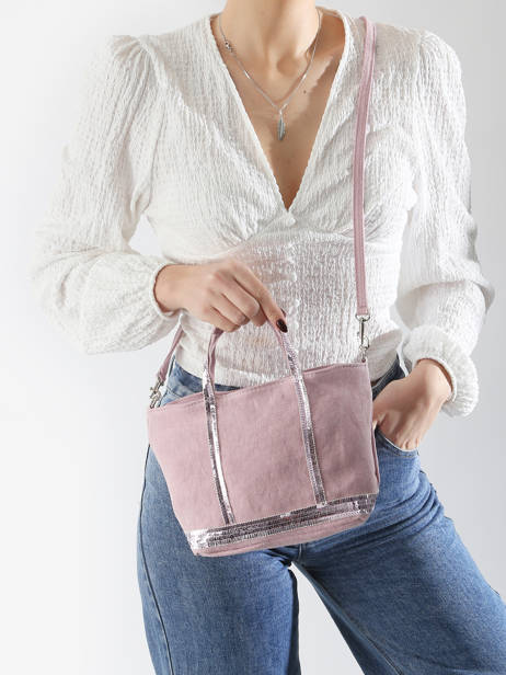 Crossbody Baby Cabas Linen Vanessa bruno Pink cabas lin 31V40410 other view 1