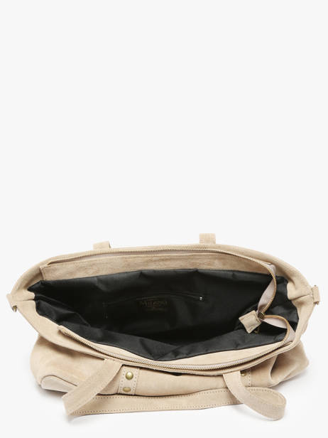 Shoulder Bag Velvet Milano Beige velvet VE24113 other view 3