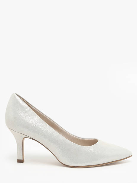 Escarpins En Cuir Tamaris Argent women 41