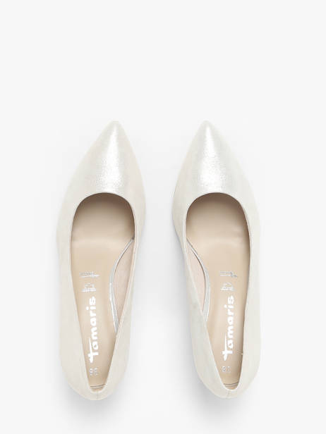 Escarpins En Cuir Tamaris Argent women 41 vue secondaire 4