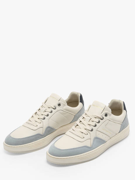 Sneakers En Cuir Redskins Beige men ZENICA vue secondaire 1