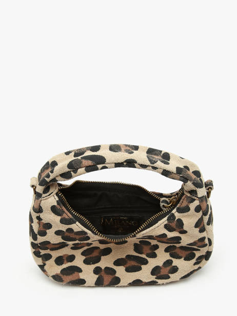 Sac Bandoulière Velvet Leopardo Cuir Milano Multicolore velvet leopardo VL24113 vue secondaire 3