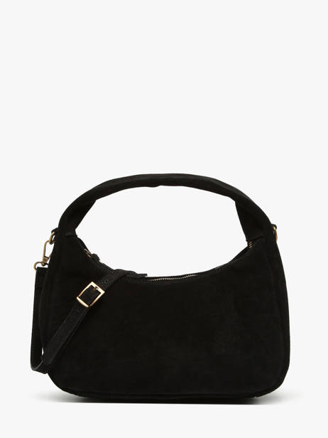 Sac à Main Velvet Cuir Milano Noir velvet VE24114