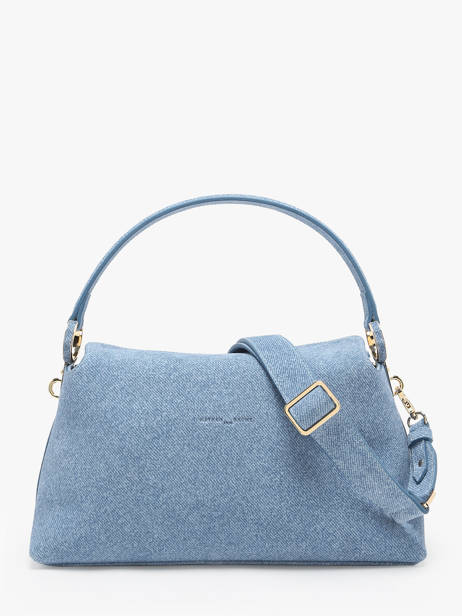 Sac Porté épaule Denim Nathan baume Bleu denim 4D vue secondaire 4