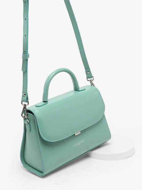 Sac BandouliÃ¨re M Suave Cuir Lancaster Vert suave even 17 vue secondaire 2