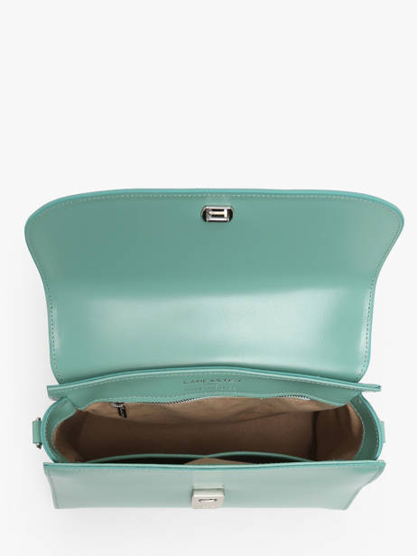 Sac BandouliÃ¨re M Suave Cuir Lancaster Vert suave even 17 vue secondaire 3