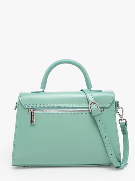 Sac BandouliÃ¨re M Suave Cuir Lancaster Vert suave even 17 vue secondaire 4