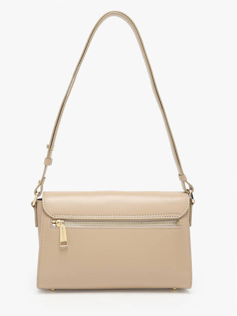 Sac Bandoulière Paris Pad Cuir Lancaster Beige paris pad 54 vue secondaire 4