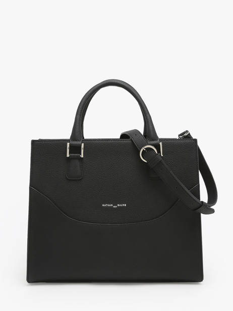 Satchel Event Leather Nathan baume Black event 8 other view 4