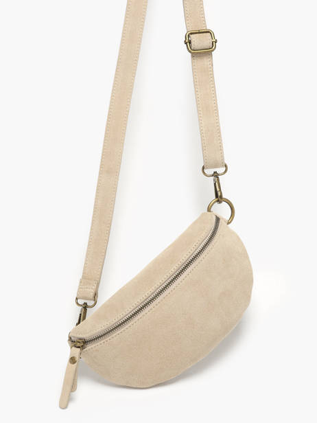 Belt Bag Milano Beige velvet VE19091 other view 2