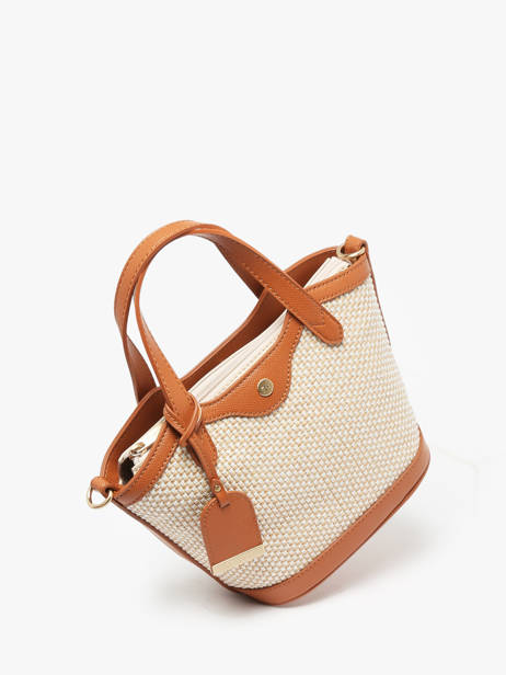 Satchel Judy Hexagona Beige judy 6520139 other view 2