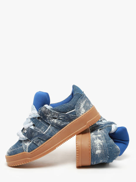 Sneakers Inna En Cuir Semerdjian Bleu women INNAB337 vue secondaire 3