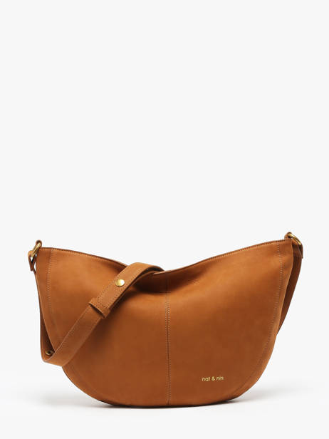 Sac Bandoulière Vintage Cuir Nat et nin Marron vintage RODEO