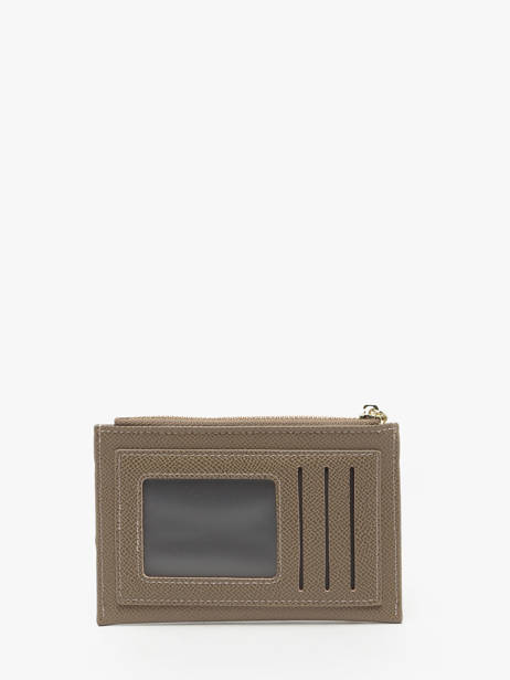 Coin Purse With Card Holder David jones Brown saffiano DJ0089 other view 2