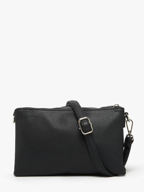 Sac BandouliÃ¨re Grained Miniprix Noir grained H6995 vue secondaire 3