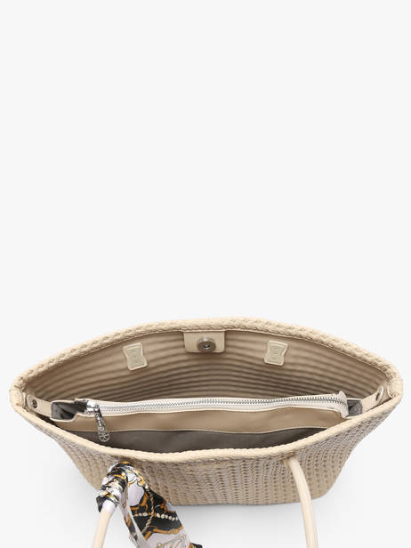 Shoulder Bag Braided Miniprix Beige braided A9113 other view 2