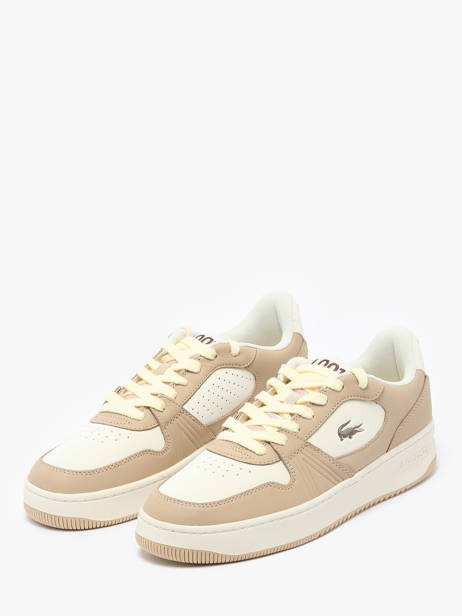 Sneakers In Leather Lacoste Beige men 9SMA0045 other view 1