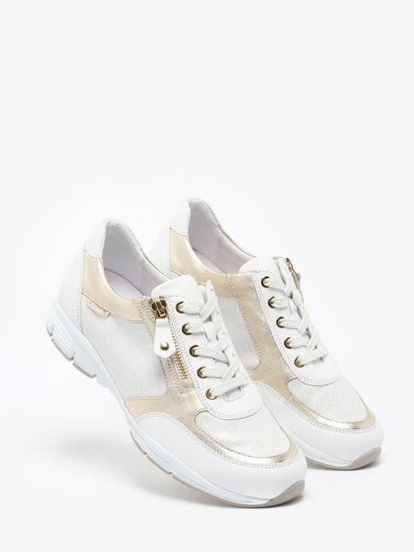 Sneakers Ylona En Cuir Mephisto Blanc women P5146918 vue secondaire 1