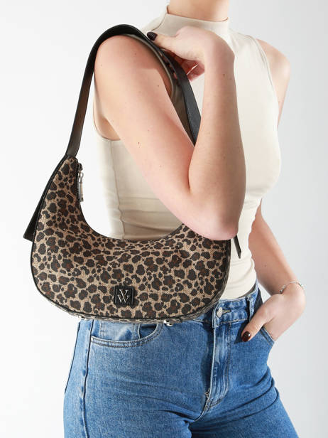 Sac Porté épaule Leopard Polyester Vanessa wu Multicolore leopard MA0131 vue secondaire 1