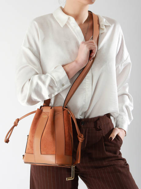 Shoulder Bag Elles Leather Lancel Brown elles A13359 other view 1