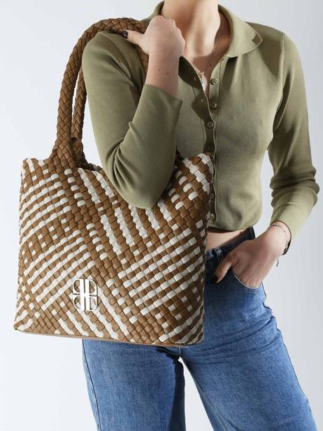 Braided Tessa Shoulder Bag Laurent david Beige ld bags 957 other view 1