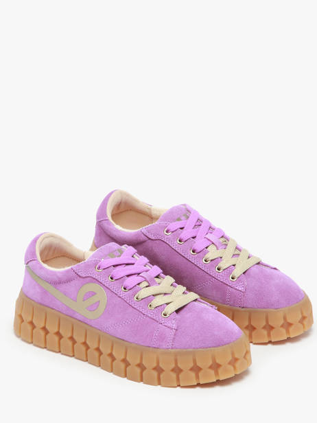 Sneakers Play En Cuir No name Violet women PLVS0440 vue secondaire 1