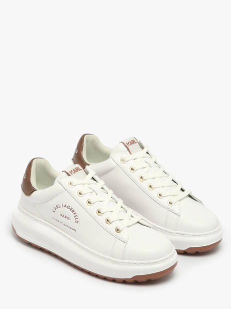 Sneakers Kapri Lug Maison En Cuir Karl lagerfeld Blanc women KL67538M vue secondaire 1