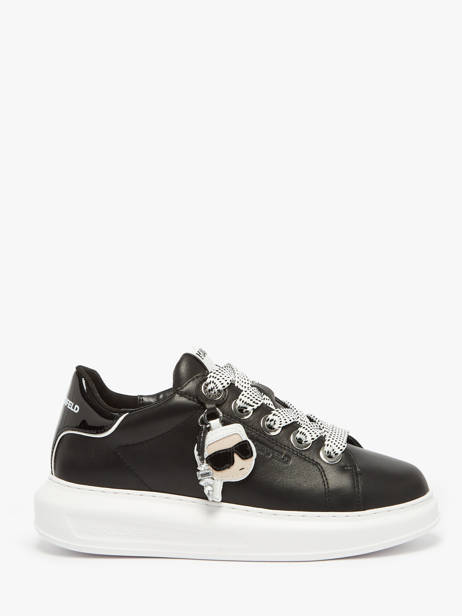 Sneakers In Leather Karl lagerfeld Black women KL62576T