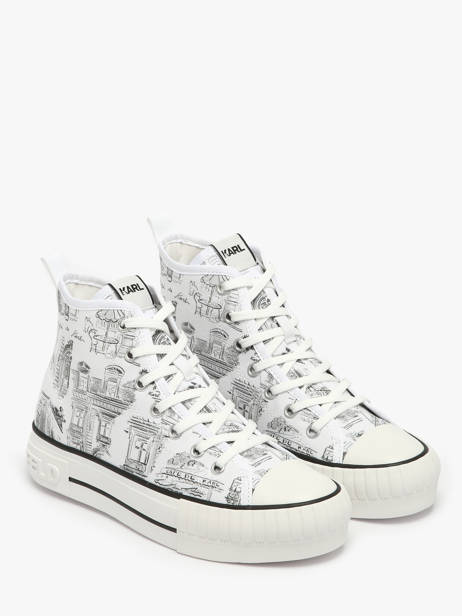 Sneakers Karl lagerfeld White women KL60455 other view 1