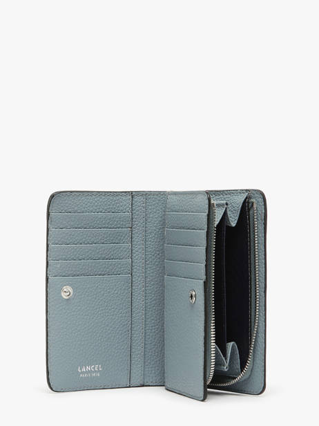 Compact Leather Ninon Zip Wallet Lancel Blue ninon A11123 other view 1