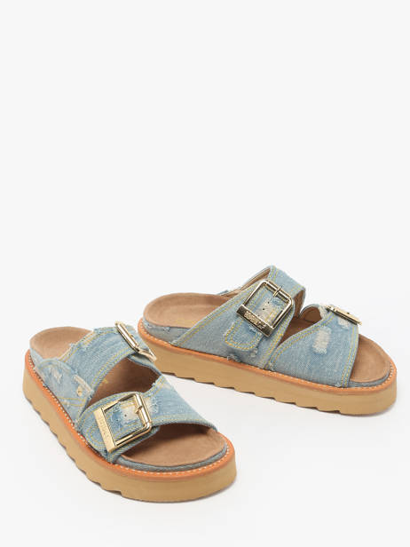 Mules Denim Pocket Sandal Colors of california Bleu women HCSTOR60 vue secondaire 1