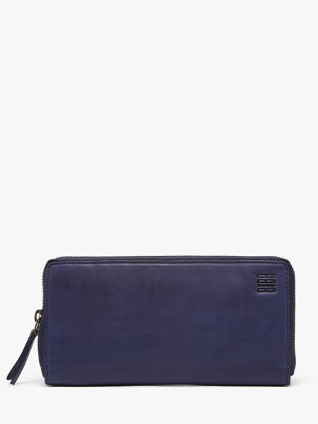 Wallet Leather Biba Violet heritage BT10