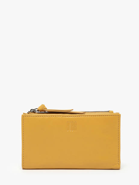 Wallet Leather Biba Yellow wallet VAW3L