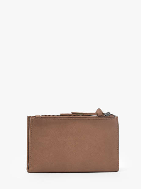 Portefeuille Cuir Biba Marron wallet VAW3L vue secondaire 2