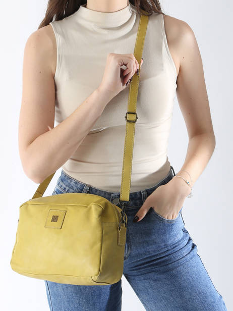 Crossbody Bag Heritage Leather Biba Yellow heritage BT24 other view 1