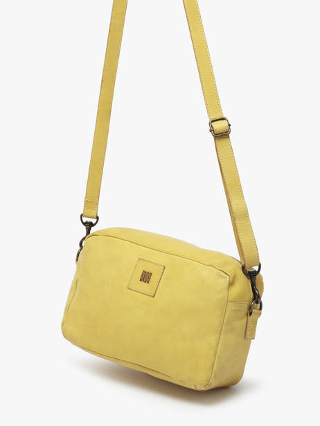 Crossbody Bag Heritage Leather Biba Yellow heritage BT24 other view 2