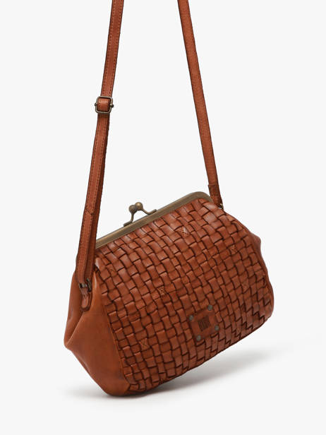 Sac Bandoulière Heritage Cuir Biba Marron heritage KA21 vue secondaire 2