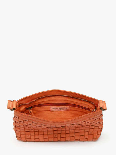 Sac Bandoulière Heritage Cuir Biba Orange heritage KA9 vue secondaire 3