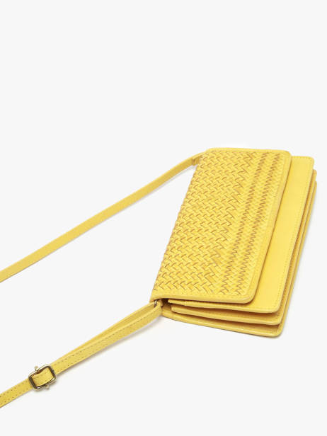 Shoulder Bag Heritage Leather Biba Yellow heritage ROU1L other view 2