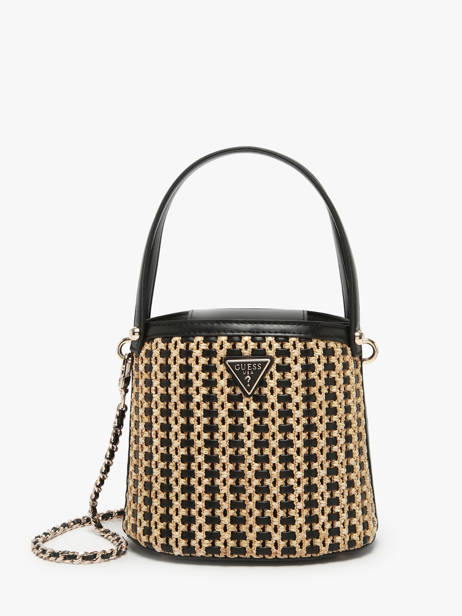 Handbag Atalia Raphia Guess Black atalia WG964703