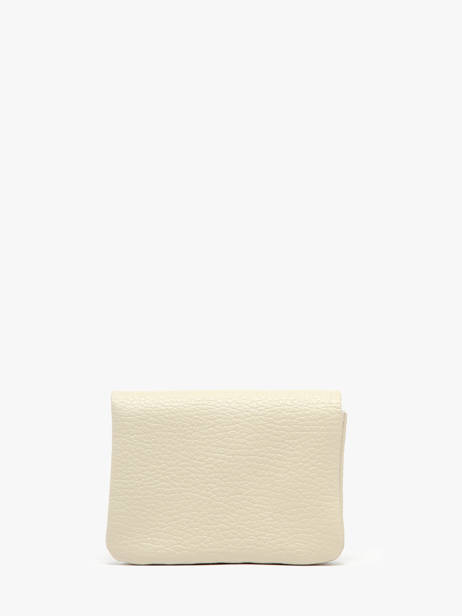 Coin Purse Leather Milano Beige caviar CA23092 other view 2